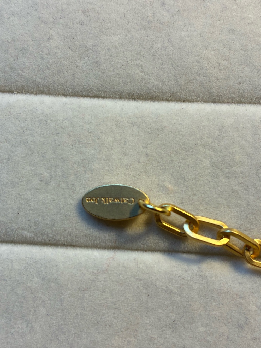Catwalk Jon 18” heart necklace 18 gold plated - Picture 3 of 4